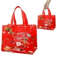thumbnail image 2 of Apeya Christmas Gift Bags Non Woven Fabric Reusable Tote Bags With Handles For Holiday Gifts Xmas Decorations Party Favors And Shopping Storage, 2 of 10