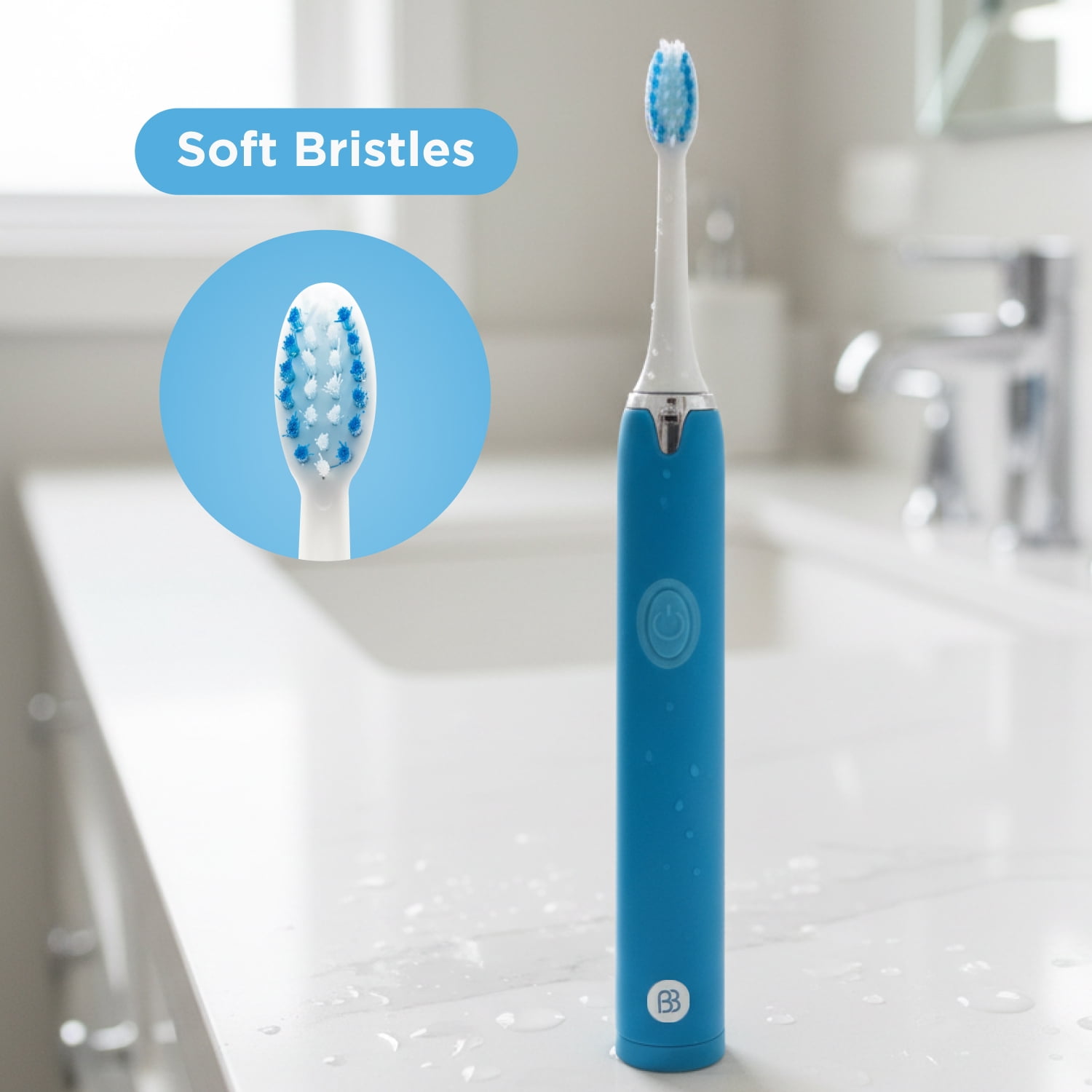 Brush Buddies 4-Piece Oral Care Routine Kit, Blue