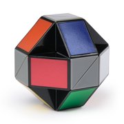 Rubik’s Metallic Solver’s Pack, Rubik’s Cube Edge Twist Race Game in Metallic Finish 3D Puzzle Brain Teaser Retro Fidget Toy Board Game, for Ages 8+