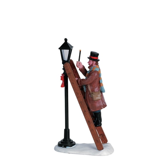 Lemax Lamplighter 45” Christmas Village Polyresin Figurine