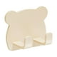 thumbnail image 2 of Estante para Afeitadora de Baño con Gancho para Enchufe - 2 Ganchos | Montaje Adhesivo Sin Taladro | Organizador de Plástico para Puerta, Bolsa para Sombreros | Negro, Beige, Gris y Verde, 2 of 6