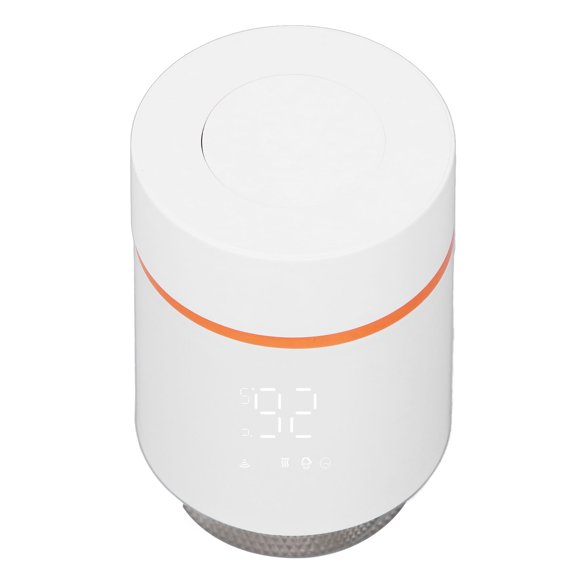 Smart Radiator Thermostat Valve, Knob Button Control Thermostat Radiator Valve Adjustable Temperature Programmable with LED Display Screen for Home
