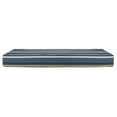 thumbnail image 2 of FurHaven Pet Dog Bed | Deluxe Memory Foam Indoor/Outdoor Mattress Pet Bed for Dogs & Cats, Striped Blue, Large, 2 of 3