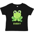 thumbnail image 3 of Inktastic Ribbit Cute Green Frog Boys or Girls Toddler T-Shirt, 3 of 5