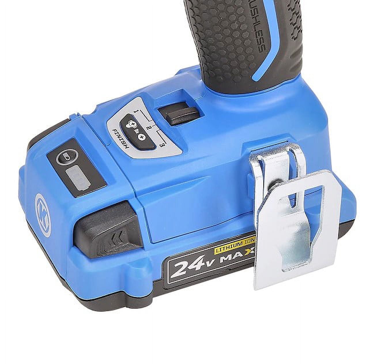 Kobalt ‎KID 1324A-03, 24V, 2.0A 1/4 in Cordless Impact Driver, 3500 RPM