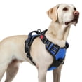 thumbnail image 1 of Arnés para perros Rabbitgoo, mejorado, sin tirones, para perros grandes, color azul L, 1 of 8