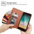 thumbnail image 4 of Iphone 7 Plus 8 Plus Case Wallet With Lanyard Card Holder Pu Leather, 4 of 5