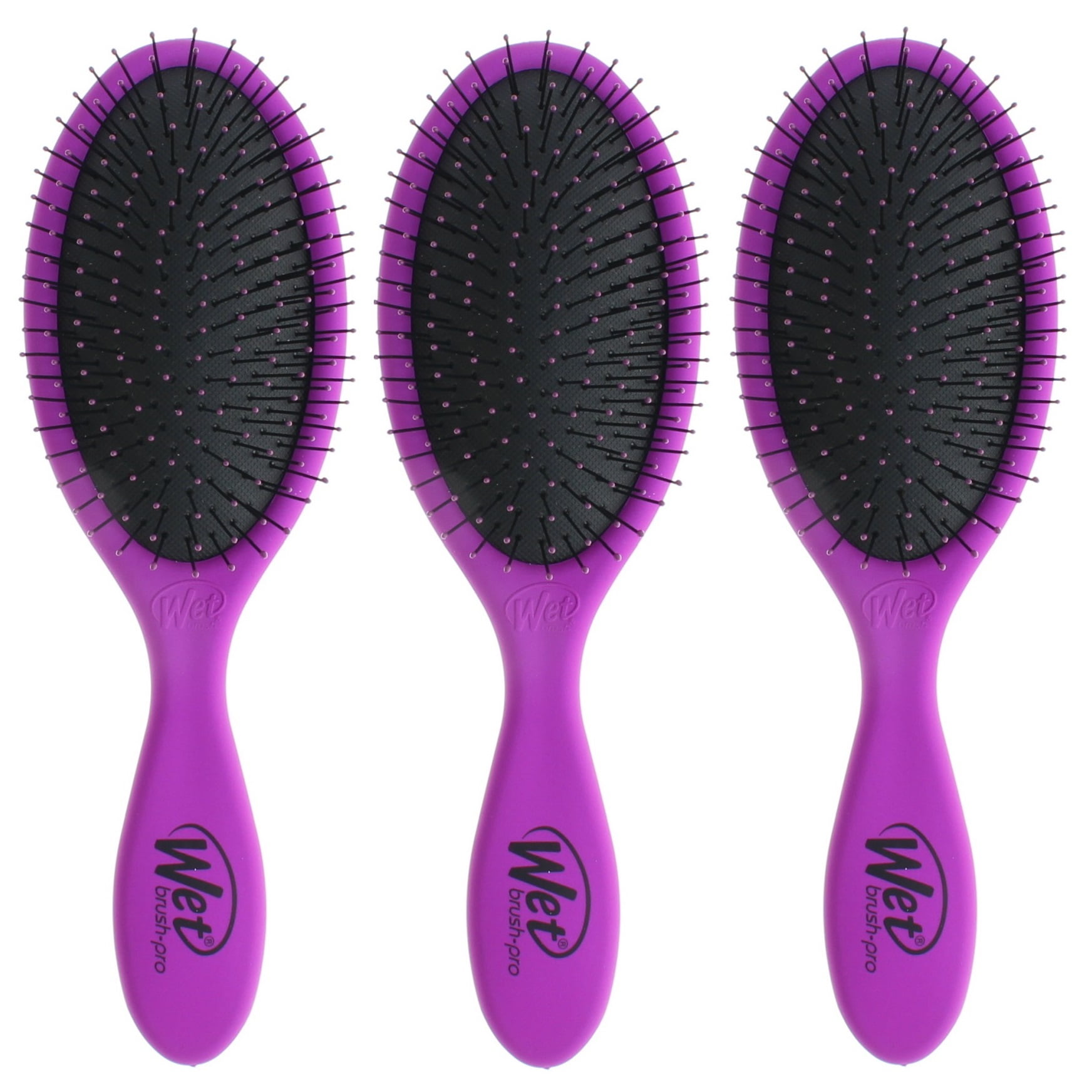 Wet Brush Pro Hair Care Original Detangler Professional Purple (Pack of