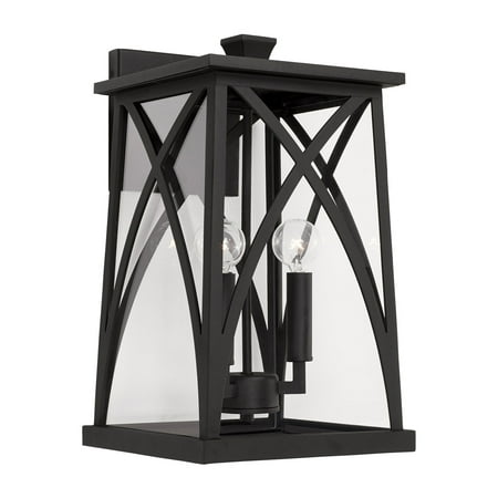 

Capital Lighting 946531 Marshall 3 Light 17 Tall Outdoor Wall Sconce - Black