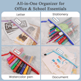 thumbnail image 5 of XUEYU 24pcs Mesh Zipper Pouch Bags, 6 Sizes Plastic Bags, 6 Colors Waterproof Pouches with Slide Fastener for Organization, Multipurpose for Travel, School Supplies, Office and Home Organization, 5 of 7