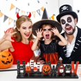 thumbnail image 3 of Halloween Letters Wooden Table Decoration Cartoon Pumpkin for Cat Boots Sign Holiday Party Tray Desktop Topper Ornament, 3 of 4