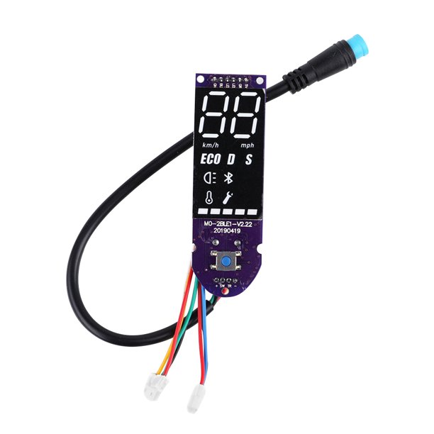 Yuarrent Reemplazo del panel del interruptor del tablero de instrumentos Bluetooth de la vespa 1PC para M365, tablero de instrumentos de Bluetooth Patinetes eléctricos con funda impermeable Yuarrent OD000061-02B
