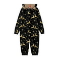 thumbnail image 4 of XUNHAO Matching Christmas Family Pajamas Sets Leisure Christmas Parent Child Outfit Snowflake Deer Christmas Printed Pajamas Jumpsuit Home Clothes With Hat Jumpsuit Trendy Party Clothes, 4 of 6