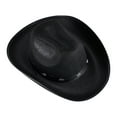 thumbnail image 2 of Douhoow Men Women Cowboy Hat Vintage Rivet Wide Brim Roll-up Western Cap, 2 of 5