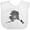 AA-White, variant on Inktastic Alaska Silhouette Mandala Boys or Girls Baby Bib