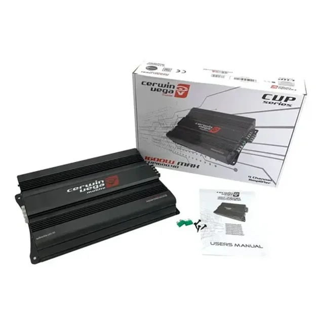 Amplificador 4 Canales Cerwin Vega Cvp1600.4d 1600w Clase D Carro