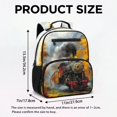 thumbnail image 7 of Jeiento Train 13.5 Inch Lightweight Toddler Backpack for Preschool, Kids School Bag for 3-5 Year Old Boys, Bookbag with 2 Front & 2 Mesh Side Pockets, 7 of 7