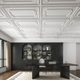 thumbnail image 4 of Art3d White 24''x48'' Drop-In Ceiling Tiles, 12 pack PVC Waterproof 3D Wall Paneling for Interior Decor,96 Sq.ft., 4 of 9
