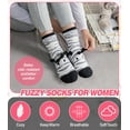 thumbnail image 5 of Fuzzy Socks for Women Soft Cozy Fluffy Winter Warm Slipper Socks Home Sleeping Animal Socks, 5 of 7