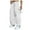 White, variant on Men's Baggy Cargo Pants Casual High Waist Parachute Work Pants Loose Fit Hip Hop Harem Pants With Pockets White