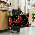 thumbnail image 6 of New Moon Symbol Large Foldable Oxford Cloth Grocery Bags for Storage Bins, Grocery Baskets, and Picnic Baskets, 6 of 7