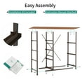 thumbnail image 6 of YINTATECH 7-Drawer Fabric Dresser, Brown, Metal Frame, Bedroom Storage Unit, 6 of 8