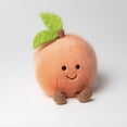 thumbnail image 2 of Jellycat Amuseables Peach Ultra Soft Realistic Fruit Plush for Stress Relief, Collectible Home Decor, Desk Companion - Soft Peach Design Food Drink - Amuseables Peach, 2 of 4