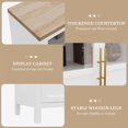 thumbnail image 4 of 1 Ensemble de Buffet en Verre à Quatre Portes en Panneau Fb + Panneau Mdf, 4 of 9