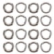 thumbnail image 1 of 100 piezas de ojales para cortinas, anillo de ojal para cortina, anillo romano de latón de bajo ruido, 1 of 7