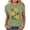 Army Green, variant on Staron Women's Printed T-Shirt Vintage Graphic Tee Casual Short Sleeve Crewneck Top Relaxed Fit Spring Summer Fall, Army Green 3XL