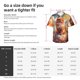 thumbnail image 5 of Balery Cute Cloud Pomeranian Camisas hawaianas de manga corta para hombre, camisas playeras de corte holgado, camisas de vacaciones con botones,Large, 5 of 7