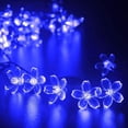 thumbnail image 4 of LINLIN Cherry Blossom Flower Light, 6.5M 30LED Solar Blossom Flower Lights Solar Garden String Lights with 8 Mode Waterproof for Home, Lawn, Wedding, Patio, Party Decorations, 4 of 8