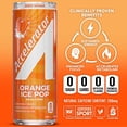 thumbnail image 4 of Accelerator Energy Drink, Orange Ice Pop 12 fl oz can (12 pack), Zero Sugar, Sustained Energy from 100% Natural Caffeine (200mg from Green Coffee Bean & Green Tea extract), 4 of 6