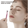 thumbnail image 3 of False Eyelash Applicator Tools with 2 Tweezers, Precise Application, Comfortable Grip, Curved Tip, Pink, 3 of 11