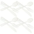 thumbnail image 4 of 12 juegos de utensilios para servir, juego de servir reutilizable, tenedor, cucharas, cortadores, juego de utensilios para restaurante, 4 of 4