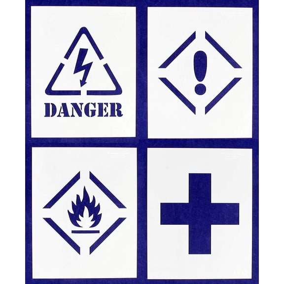 Parent Stencil SKU Safety Four Piece Set