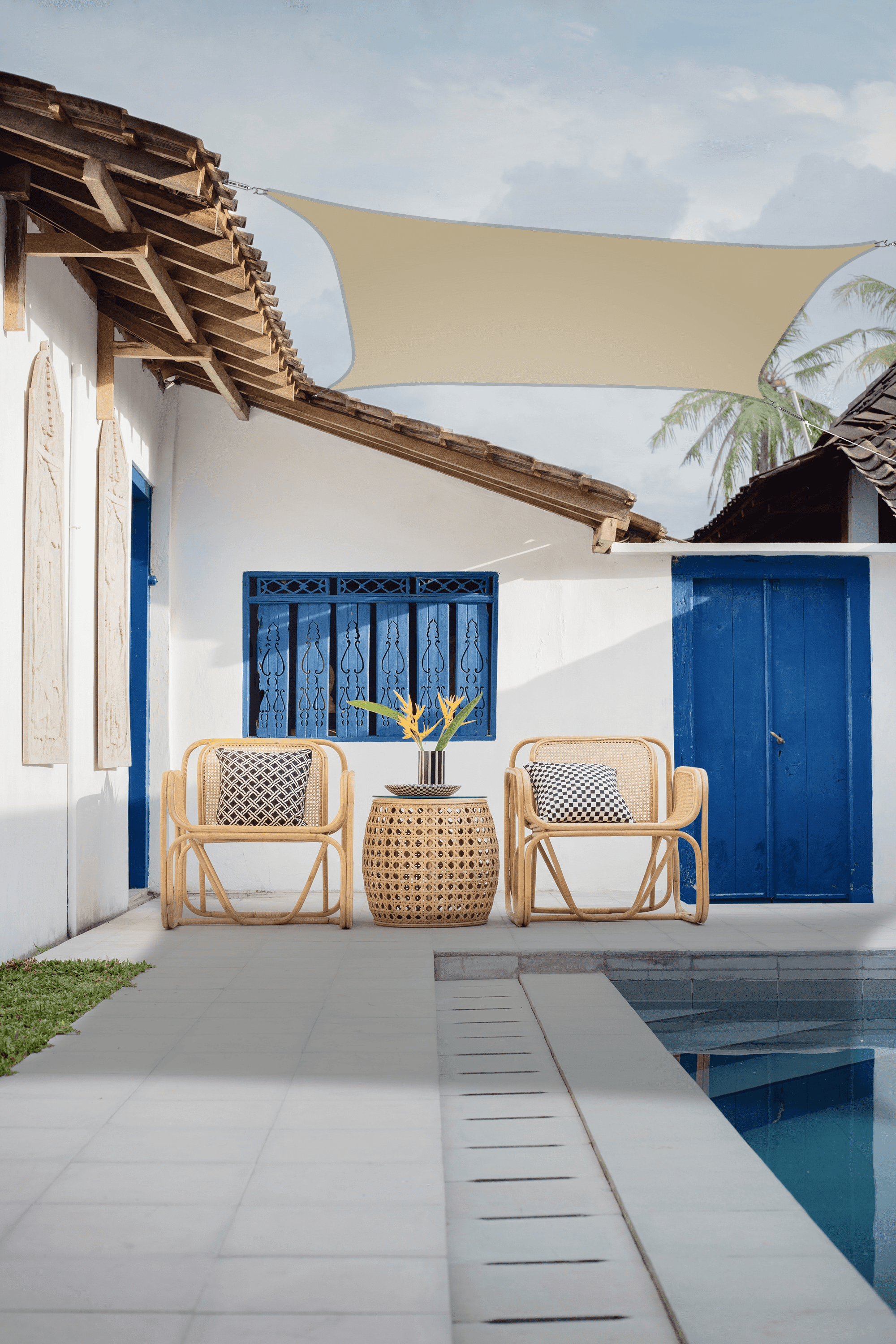 pool sun shade on Schild Technik Rectangle Sun Shade Sail Walmart Com Walmart Com