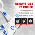 thumbnail image 3 of Easy to Ready Plastic Measuring Cup Set, 10 piece set, 3 of 6