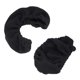 thumbnail image 1 of 2 piezas de fundas protectoras para reposabrazos de silla de oficina gruesas con banda elástica (negro), 1 of 2