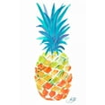 thumbnail image 2 of DeRice, Julie 10x14 White Modern Wood Framed Museum Art Print Titled - Punchy Pineapple II, 2 of 4