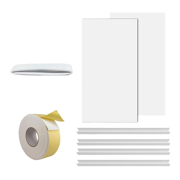 Kit de sellado de ventana con panel aislante de aire acondicionado y tira de EVA, panel lateral grueso para aire acondicionado de ventana.