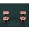 thumbnail image 3 of Stainless Steel Women/Men Stud Earrings Dumbbell Ear Piercing Plugs 3 Pairs, 3 of 4