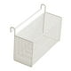 thumbnail image 4 of Cesta de almacenamiento colgante de metal para mesita de noche, práctica y ahorra espacio, ideal para cubos. Blanco, 4 of 7