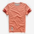 thumbnail image 1 of Camiseta de algodón de Color sólido para hombre, camiseta básica informal con cuello redondo para hombre, camisetas clásicas de alta calidad para hombre Tan Jianjun unisex, 1 of 2