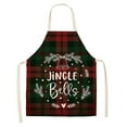 thumbnail image 1 of Tabliers de Cuisine de Noël pour la Cuisson, Tabliers à Carreaux Noirs et Rouges, Tablier de Cuisson à Carreaux Buffalo Ajustable, Grillade, Noël, 1 of 5