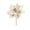 A, variant on Christmas Glitter Flower Ornament – 25cm Champagne Hanging Flower for Tree, Party & Xmas Decor | Perfect for Wreaths, Garlands & Holiday Decorations
