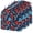 Flower Pattern, variant on Unikome Outdoor Cushions 17x16 inch Multicolor, Patio Chairs ( 4-Pack)