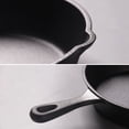 thumbnail image 3 of 6 Inch Cast Iron Skillet, Frying Pan with Drip-Spouts, Pre-seasoned Oven Safe Cookware, Camping Indoor and Outdoor, 3 of 8