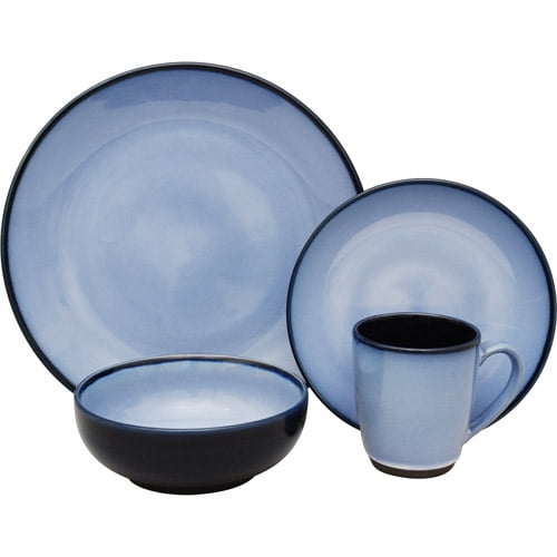 Sango Nova 16Piece Dinnerware Set, Blue