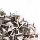 thumbnail image 1 of 100 PCS 9MM Brass Copper Square Rivets Apparel Shoes Bag Accessories for Leather DecorationSilver, 1 of 4